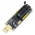 CH341 24 25 Series EEPROM Flash BIOS USB Programmer Module SOIC8 SOP8 Test Clip For EEPROM 93CXX / 25CXX / 24CXX DIY KIT. 