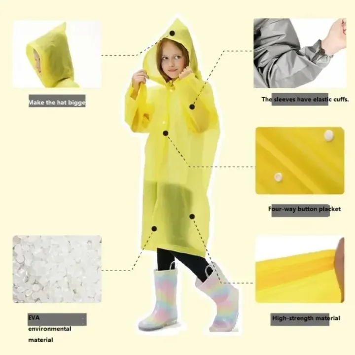 Kids%20EVA%20Reusable%20Raincoat%20Waterproof%20Transparent%20Hooded%20Poncho%20Lightweight%20Thickened%20Rainwear%20Unisex%20for%20School%20Hiking%20Camping%20-%20Image%202