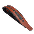 Adjustable Leather Guitar Strap Soft Widen Thicken Durable Shoulder Belt for Electric Acoustic Bass Wooden Guitar 2 Color Option. 