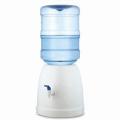 Mini Non-Electric Water Bottle Dispenser - Portable Manual Tabletop Dispenser - Durable White Plastic - Slim & Leak-Free Design - Fits 4.5L, 5L, 19L Bottles - Easy Assembly & Eco-Friendly. 