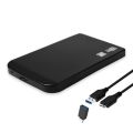 USB3.0 HDD SSD 2.5" SATA Portable Enclosure External High-speed Mobile Solid State Hard Drives Storage Data Transfer.