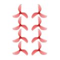 8PCS 4Pairs Gemfan 45mm 3-Blade 45mm-3 PC Propeller T-Mount 1mm 1.5mm 0805 Motor for FPV RC FreestyleTinywhoop Drones DIY Parts. 