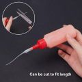 Glue Tips, 100pcs Plastic Glue Micro-Tips Glue Extender Precision CA Glue Applicator for Arts Crafts Hobby Projects Guitar. 