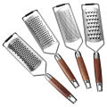 1Pieces Lemon Zester With Fine Blades Lightweight Cheese/Vegetable Grater Solid Wood Handle Design Outdoor Tableware.