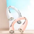 Rechargeable Hands-Free Neck Fan – USB Mini Bladeless Fan for Summer, Travel & Outdoor Sports | Multicolor.