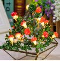 10 mashroom shaped led lights for decoration. 