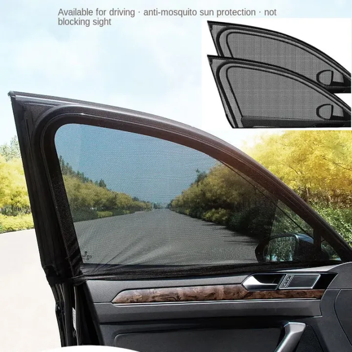 1Pair Car Rear Side Window Sunshade UV Protect Shield Mesh Prevent ...