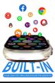 Linda Hon | BW9-4G SIM Card Smartwatch +camera + Google+ Opera mini+ Yahoo+ Facebook and others ....