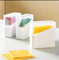 1 Pc Multi-Purpose Refrigerator Organizer & Cheese Box – Airtight Food Storage Container with Lid, Large Capacity Slice Cheese Holder, Transparent Fridge Organizer for Kitchen Storage. 