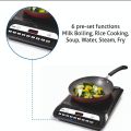 Glen Induction with 8 Pre-set Cooking Functions 1400 watt. 