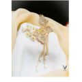 stylish new design butterfly flower pearl hair clip ketcher for girls and woman. 