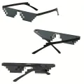 Pixelated Mosaic Glasses New Mosaic Glasses Double Cool Funny party glasses Pixel party glasses Party Photo Prop Glasses. 