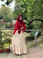 Elegant Floral Maxi Dress for Women – Modest Abaya Style Long Gown | Hijab Friendly Casual & Party Outfit.