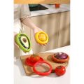 1PC/4Pcs Set Fruit Preservation Storage Box Silicone Film Food Box Sealed Mini Refrigerator for Storage Vegetable Lemon Fresh. 
