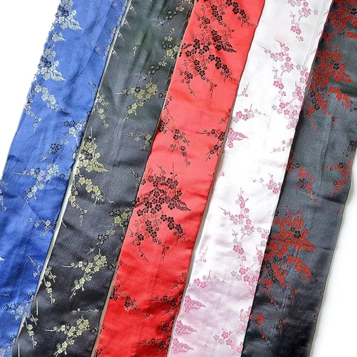 Women's%20Wide%20Corset%20Waist%20Belt%20Bow%20Tie%20Wrap%20Around%20Peach%20Flower%20Silk%20Embroidery%20for%20Dress%20Plus%20Size%20-%20Image%204
