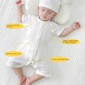 0 To 2year Old  100%Cotton Baby Pajamas, SummerShort Sleeve Rompers , Casual Jumpsuit for Newborn,Baby Boys and Girls. 