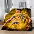 Football CR7 Printed Blanket Picnic Blankets Warm Blanket Soft and R-Ronaldos Comfortable Blanket Home Travel Birthday Gift. 