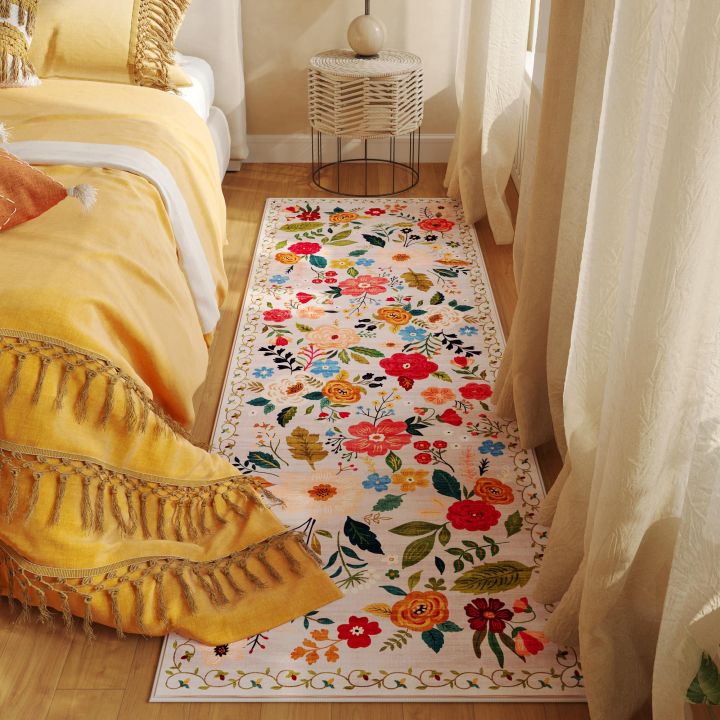VIKAMA%20Runner%20Rug%20for%20Hallways%20Kitchen%20Non%20Slip%20Machine%20Washable%20Carpets%20with%20Rubber%20Backing%20Soft%20Floral%20Rugs%20for%20Kitchen%20Decor%20-%20Image%202