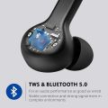Boltune BT-BH020 Wireless Earbuds, Bluetooth Headphones Bluetooth 5.0 Wireless Headphones 4D Surroud Heavy Bass IPX5 Waterproof True Wireless Stereo Headsets-02,Bright Black,. 