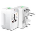 Universal Travel AC Adaptor | All in One International Plug With AU US EU Converter. 
