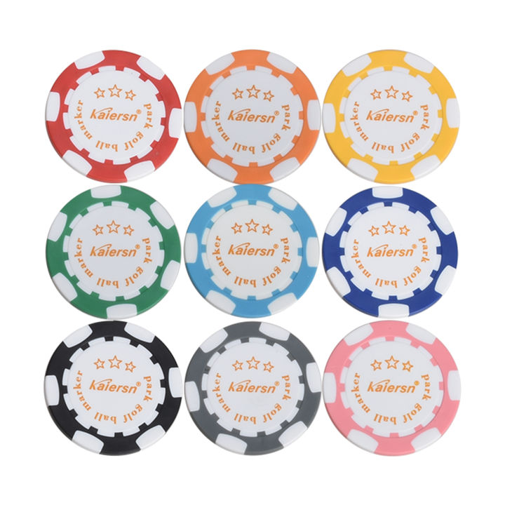 Kaiersn%209Pcs%20Golf%20Ball%20Marker%20With%20Golf%20Hat%20Clip%20Tool%20Golf%20Marker%20Chips%20Outdoor%20Golf%20Accessories%20-%20Image%203