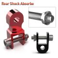 Modified Motorcycle Rear Shock Absorber Suspension Booster Aluminum Alloy Height Enhancer Extension Extender Slider with Screw.