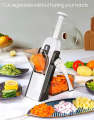 Mandoline Slicer Safe Vegetable Cutter Brave spring Vegetable Chopper Multi-purpose Food Vegetable Slicer for Kitchen. 