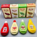 Squeeze Bottle Shaped Ceramic Sauce Dishes Dish Bowls Kitchen Soy Sauce Bowl Dipping Tray Japanese Tomato Ketchup Dipping Dish.