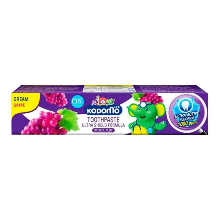 Kodomo children's toothpaste, grape scent, 40g. (Thailand)