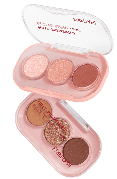Pink Flash-E23 3 Pan Eyeshadow Palette PK03