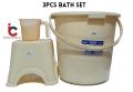 Balti,Water Bukets,pure plastic diffrents colors water bucket with mug and stool ,premium quality. 