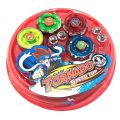 4D Metal Master Beyblade Stadium - Ultimate Bey Battle Set for Kids, 4 Beys, 2 Launchers, 1 Stadium (Multi-Color). 