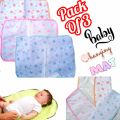 Pack of 3 Baby Changing Mat Bed Protector Waterproof Urine-proof New Born Baby Godri Sojni Waterproof Sheet Towel Stuff Bichoni Godri Sojni Foam Sheet with Plastic Back Baby Accessories. 