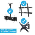 Off-White Premium Waterproof Outdoor TV Protective Cover, Weatherproof Outdoor TV Housing.