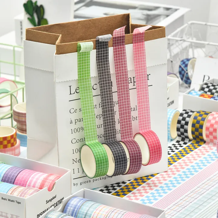 12%20rolls/box%20of%20exquisite%20color%20plaid%20washi%20tape,%20a%20variety%20of%20styles%20to%20choose%20from,%20sbooking%20tape,%20a%20%20for%20your%20family%20-%20Image%204