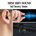 SK18-Invisible Sleep Wireless Earphone Bluetooth 5.4 Mini Earbuds Noise Cancelling Headset Touch Control Headphones With Mic. 