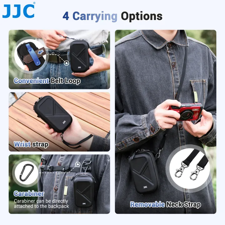 JJC%20Compact%20Camera%20Pouch%20for%20Olympus%20TG-7%20TG7%20TG-6%20TG6%20TG-5%20TG-4%20TG-3%20TG-2%20TG-1%20Camera%20Travel%20Case%20with%20Shoulder%20Strap%20Carabiner%20-%20Image%204