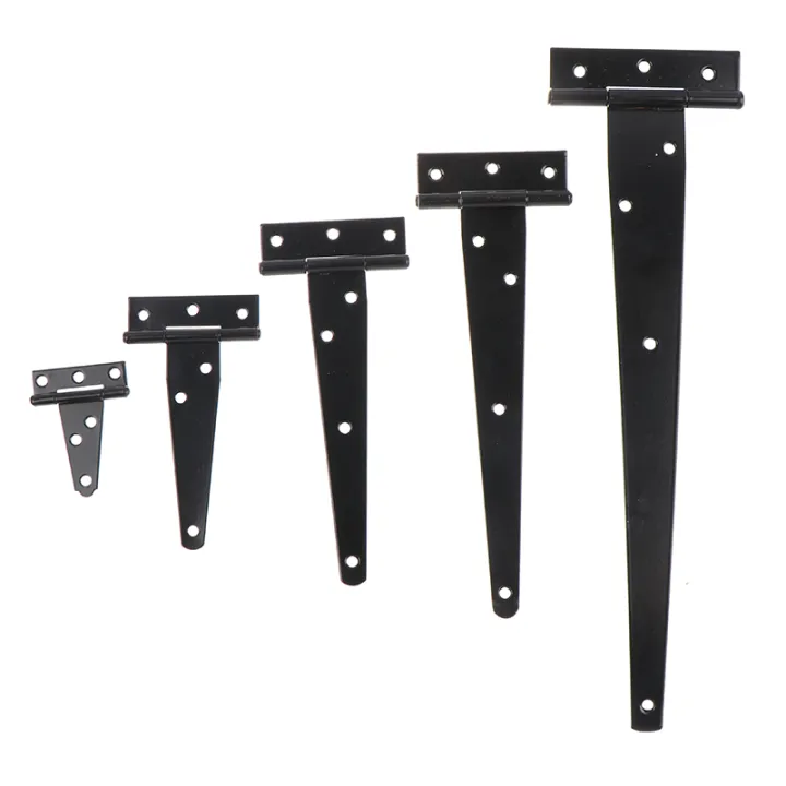 1PCS%20Black%20Paint%20T%20Shape%20Triangle%20Hinge%20Cabinet%20Shed%20Wooden%20Door%20Gate%20Hinges%20Hardware%20-%20Image%202