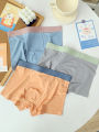 Teenage Boys Modal Boxers Sports Shorts Antibacterial Breathable Underwear for Middle/High School 12-18 Years Development Period. 