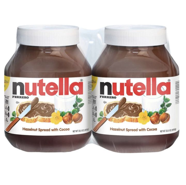 Nutella Hazelnut Spread 350g ×1, 2,3,4 Bottles
