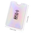 5PCS RFID anti-brush cover protective cover aluminum metal. 