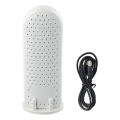 Wireless Mini Dehumidifier With Circulating Moisture Absorption For Wardrobe, Closet, Bedroom And Car, White 16.8x5.5x2cm.
