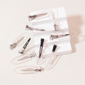 10-50pcs seamless fashion girl transparent hair clips makeup facial accessory clips styling hair clips Special for real hair wig.