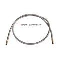 100cm/39.3in Outdoor Gas Stove Extend Tube Adapter Camping Gas Tank Connector Hose Extension Accessories Free Combination. 