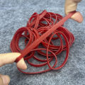 100pcs Red Color Elastic Rubber Bands Home Office School Stationery Supplies Packaging Tie Stretchable Sturdy Elastics Bands. 