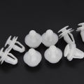 8mm Hole Car Fixed Rivet Retainer Plastic Rivets Fastener Push Clips 50pcs White Auto Bumper Fender Fastener Retainer Clips. 