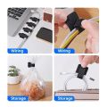 Reusable Cable Ties Fastening Wire Organizer Cord Rope Holder Self Adhesive Adjustable Cord Organizer Straps Desk Management.