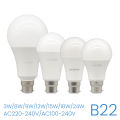 4Pack No Flicker B22 LED Bulb Lamp AC 220V 110V No Flicker 3W 8W 9W 12W 18W 24W Warm Lighting for Home Derection Lamparas Leds. 