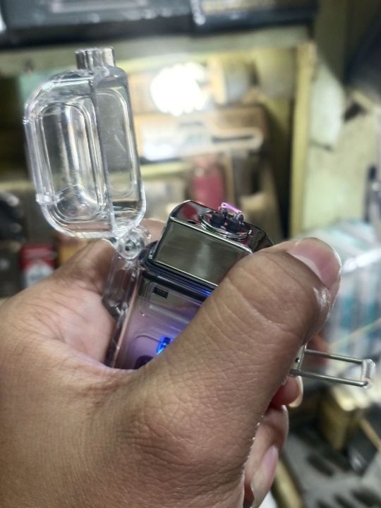 Zinc%20Alloy%20TYP-C%20Fast%20Charging%20Inflatable%20Waterproof%20And%20Windproof%20Quartz%20Watch%20Dual%20Arc%20Lighter%20With%20High%20Brightness%20COB%20Emergency%20Lighting%20LED%20Power%20Display%20Lighter%20-%20Image%206