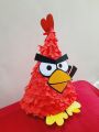 Angry bird theme decorated cap (price for 1 cap). 
